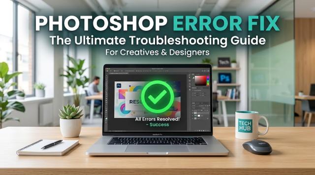 【Photoshop】再インストール不要！「プログラムエラー」が出たときの原因と環境設定リセット解決法